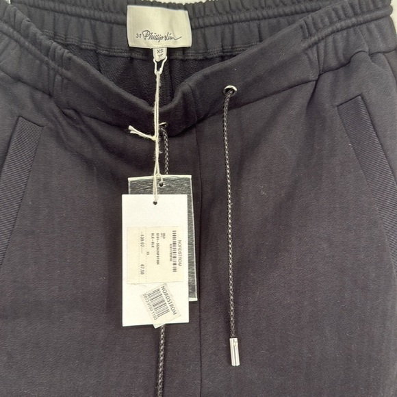 3.1 Phillip Lim Women’s Black Jogger Pants – XS – Elastic Waist Drawstring NWT - Picture 2 of 5